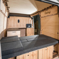 dormir em Ford Transit 4 Ve&iacute;culo comercial
