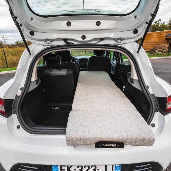 acampamento no carro Renault Clio 5, Clio 4, Captur, Megane, Scenic, Espace, Laguna, Kangoo, Megane Estate, Express